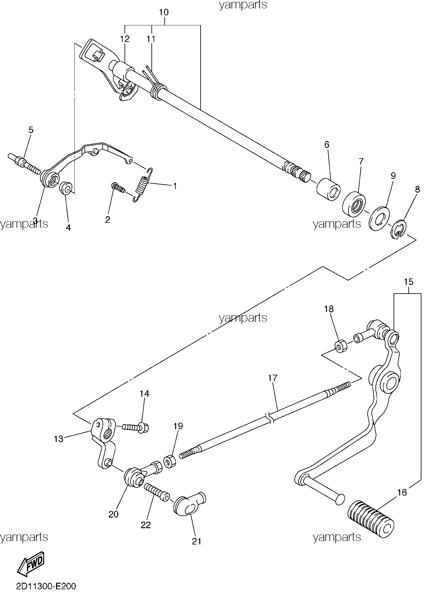 Механизм переключения передач