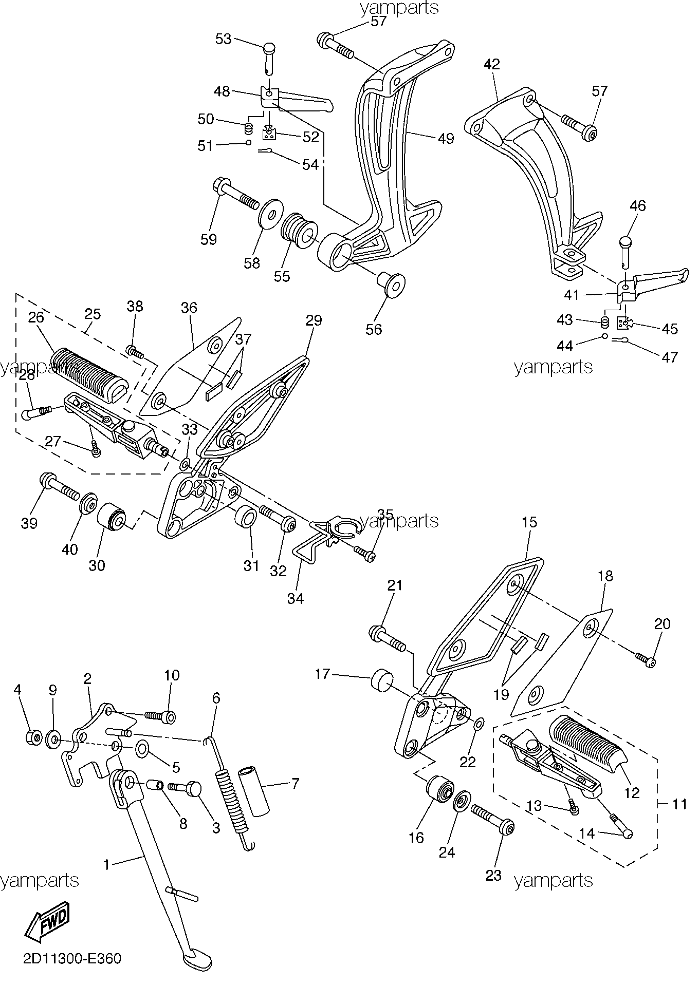 Подножки, подставка