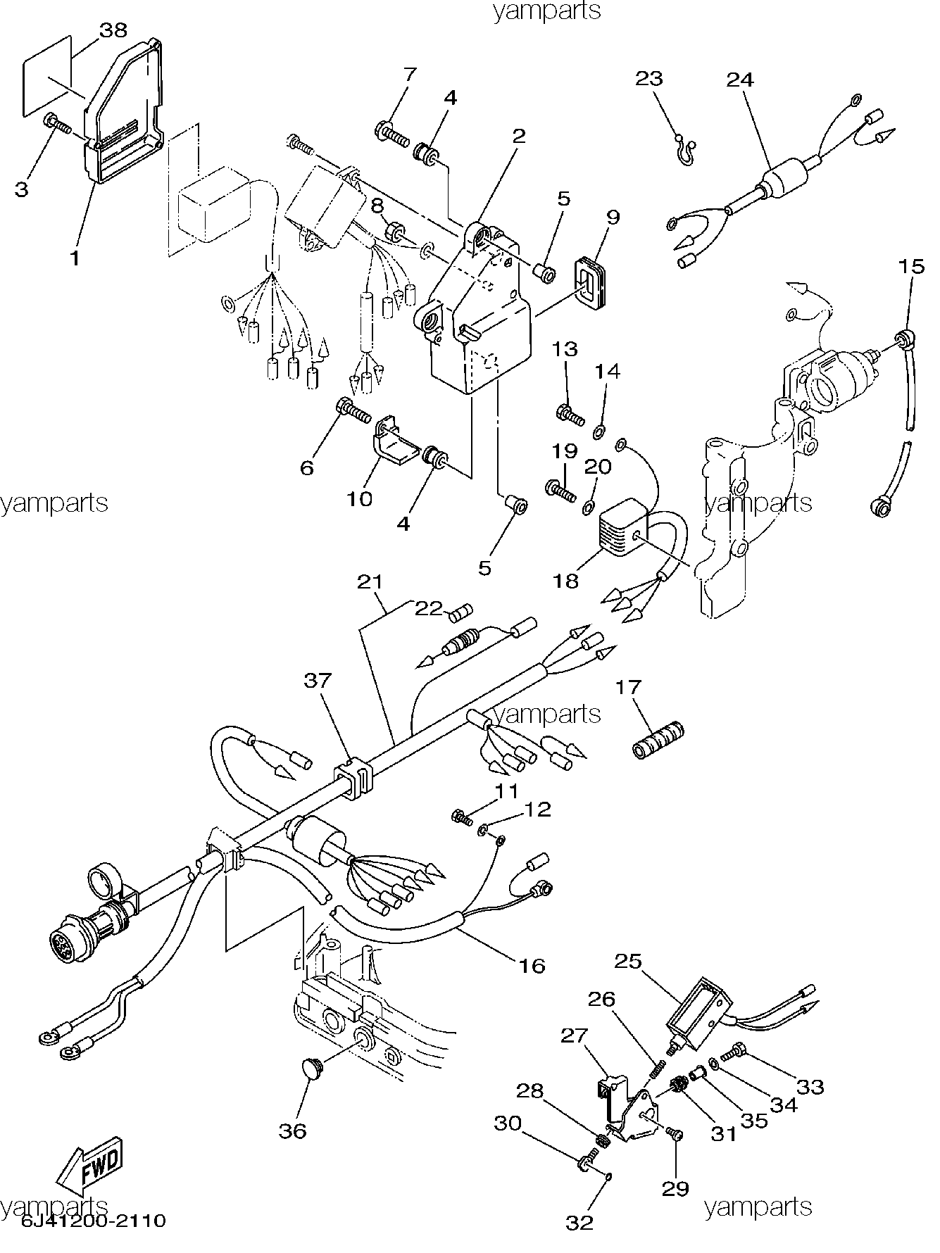 Детали электрические 3 (40JW)