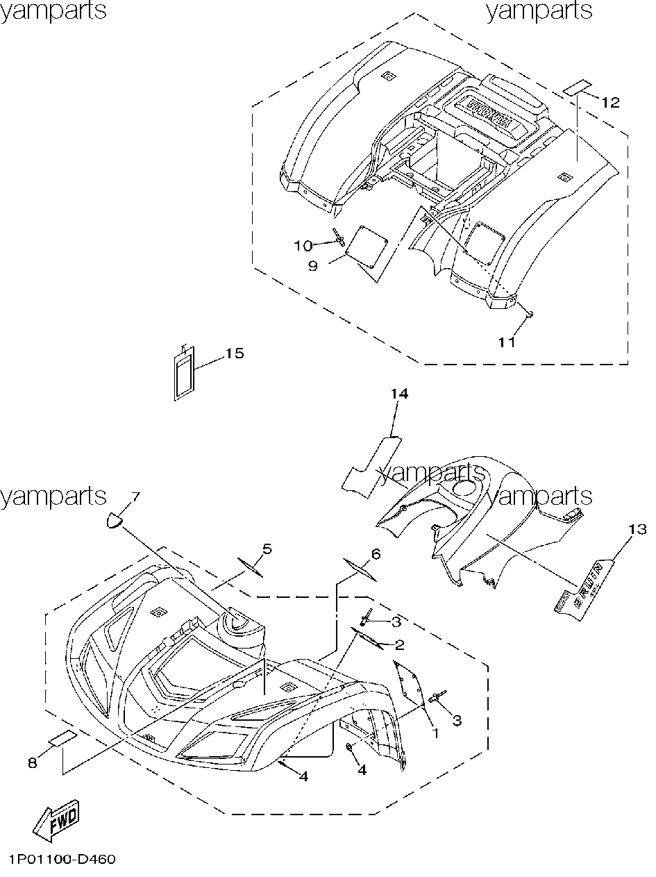 Наклейки предупреждения (США)