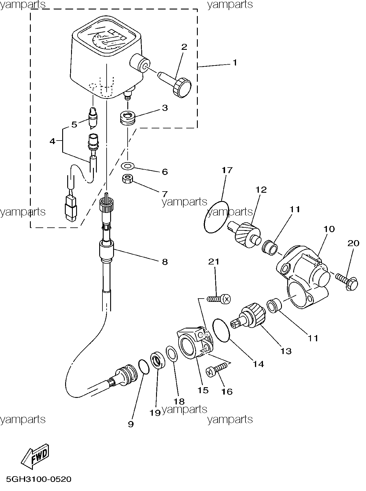 Панель приборная 