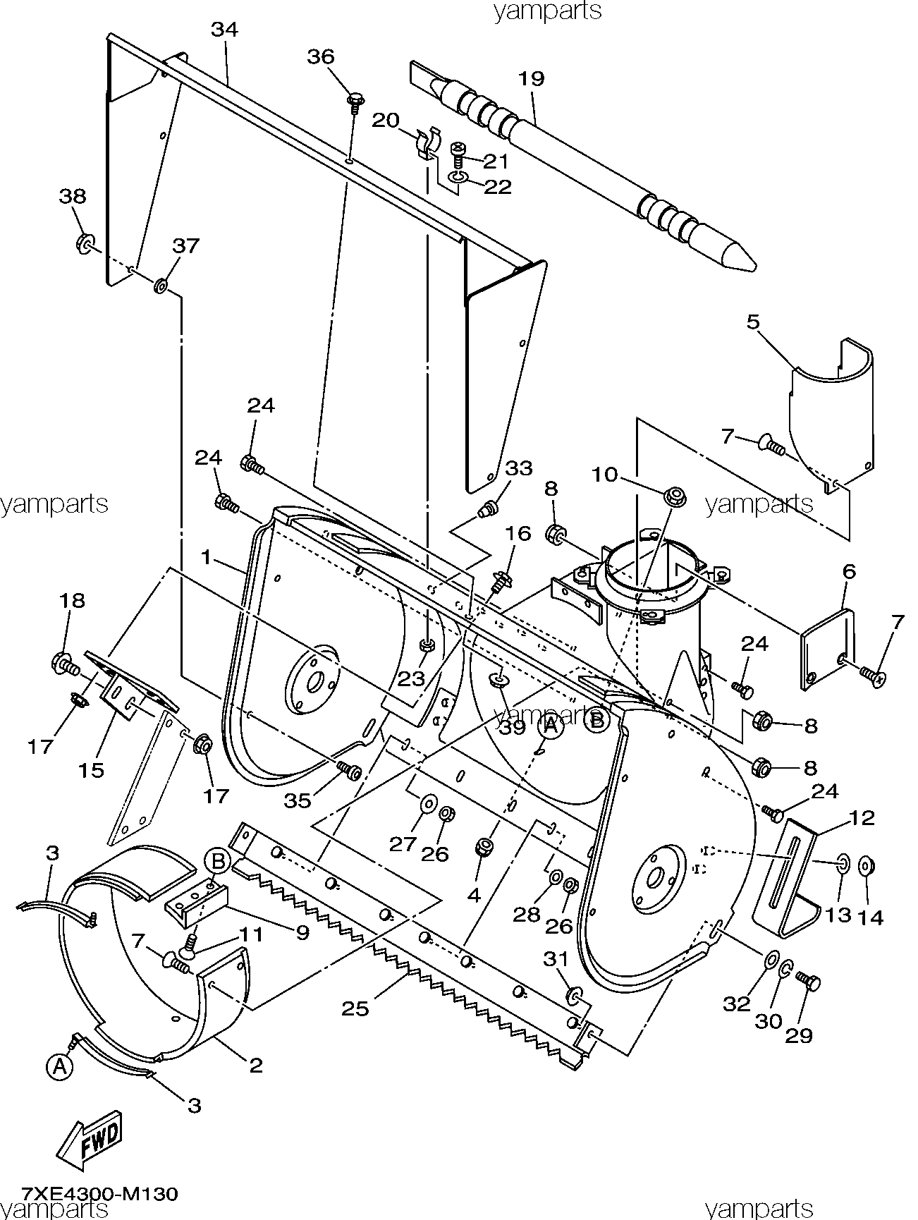 Корпус шнека