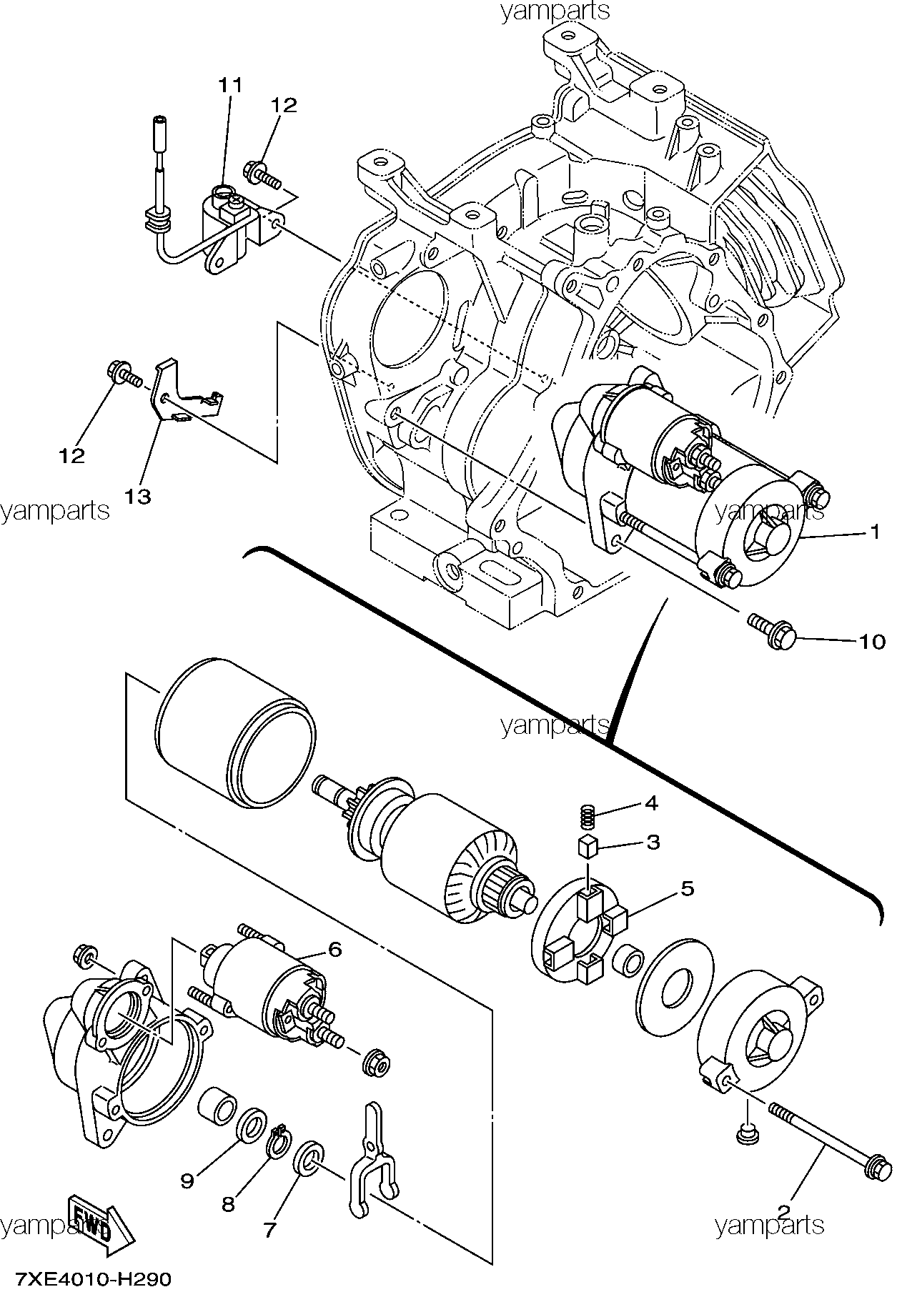 Стартер электрический