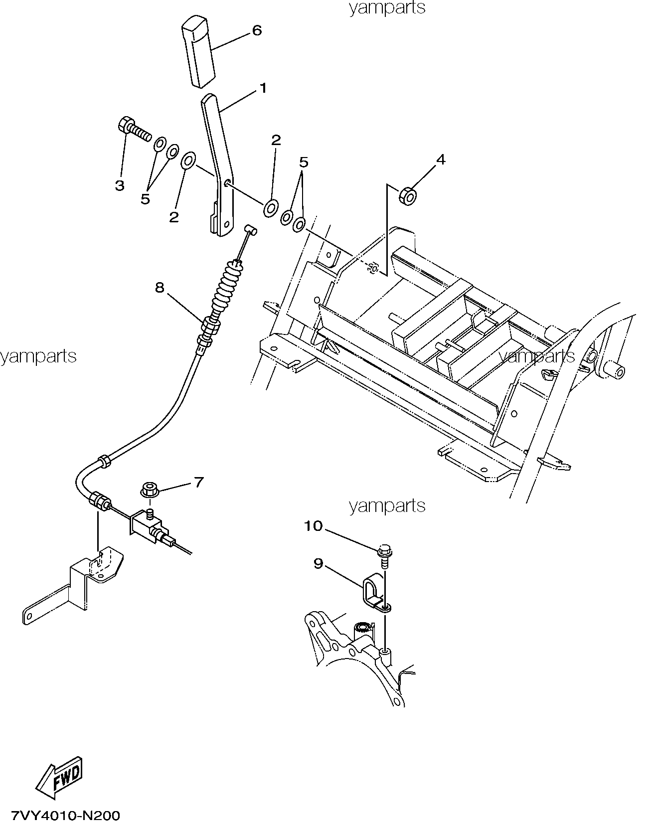 Рычаг акселератора