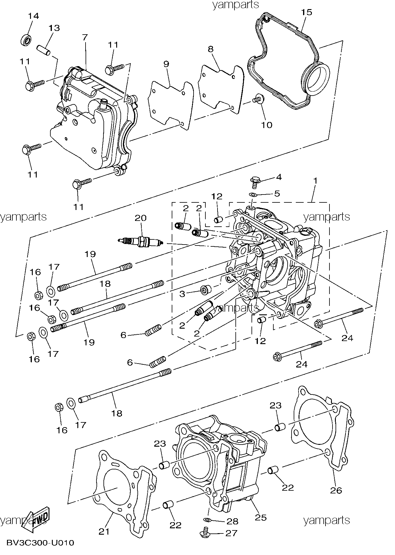 Головка цилиндра, цилиндр