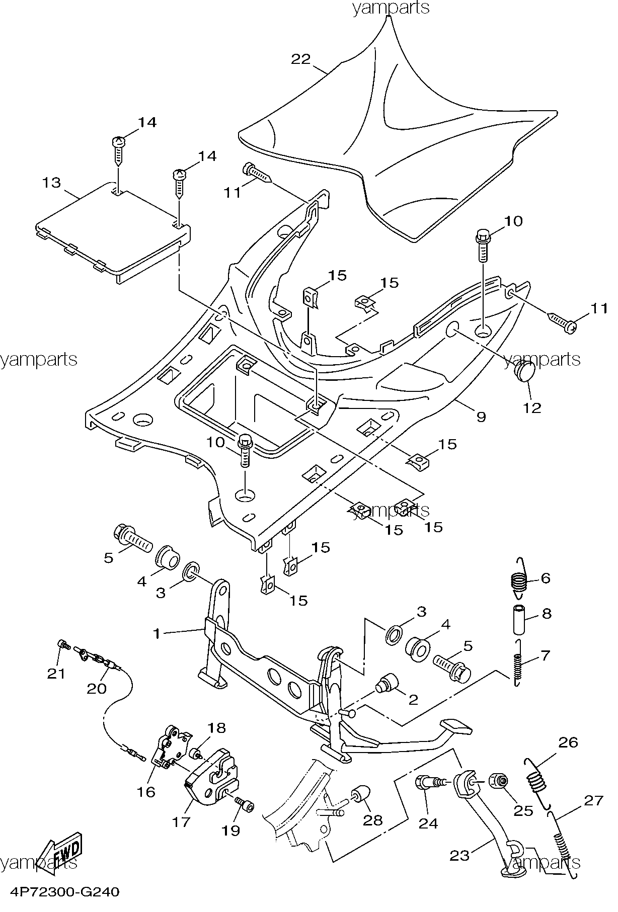 Подножки, подставки