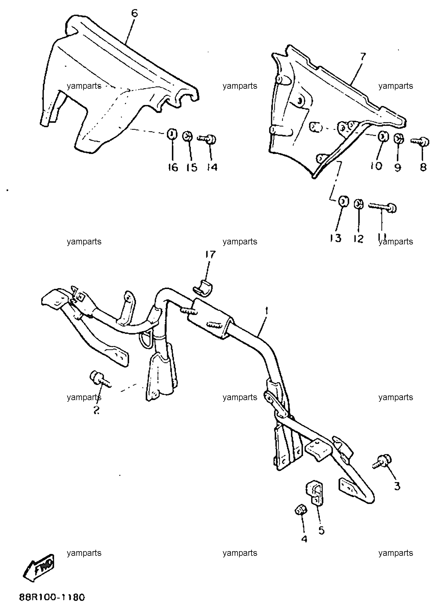 Рамка рулевая