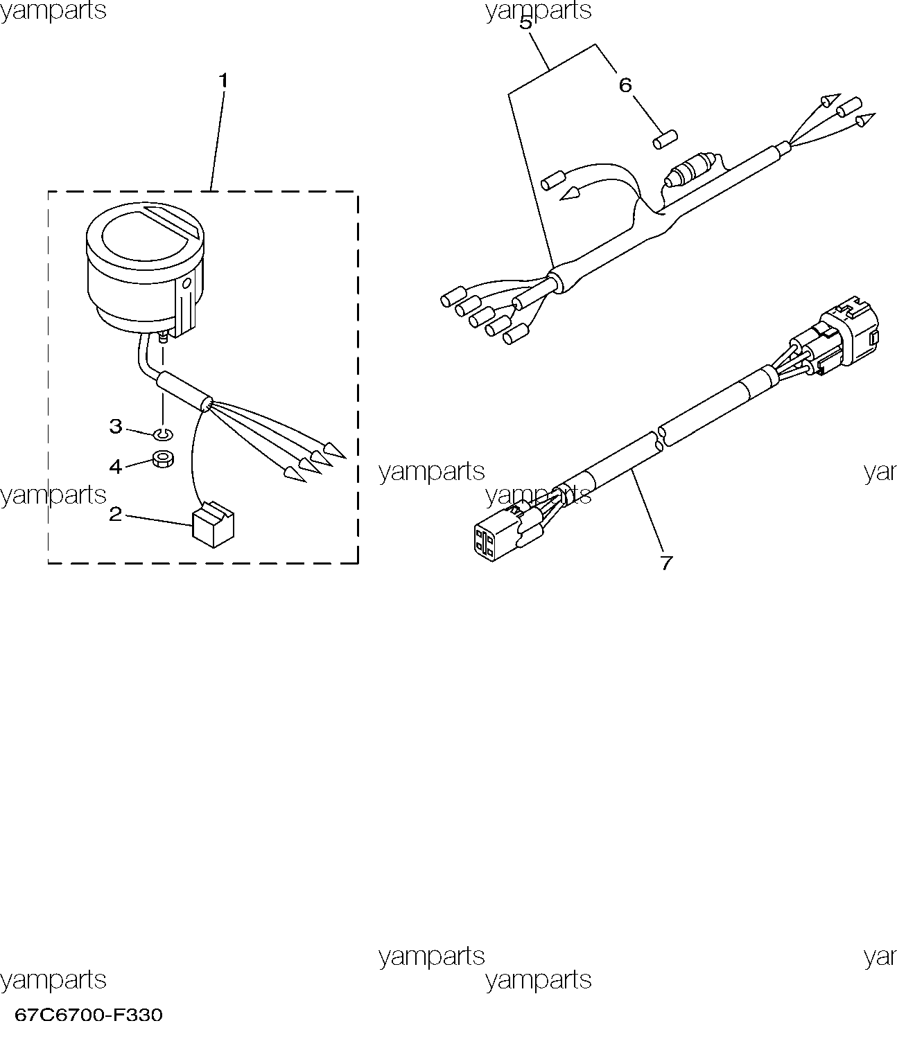 Прибор 6Y5 (тахометр)