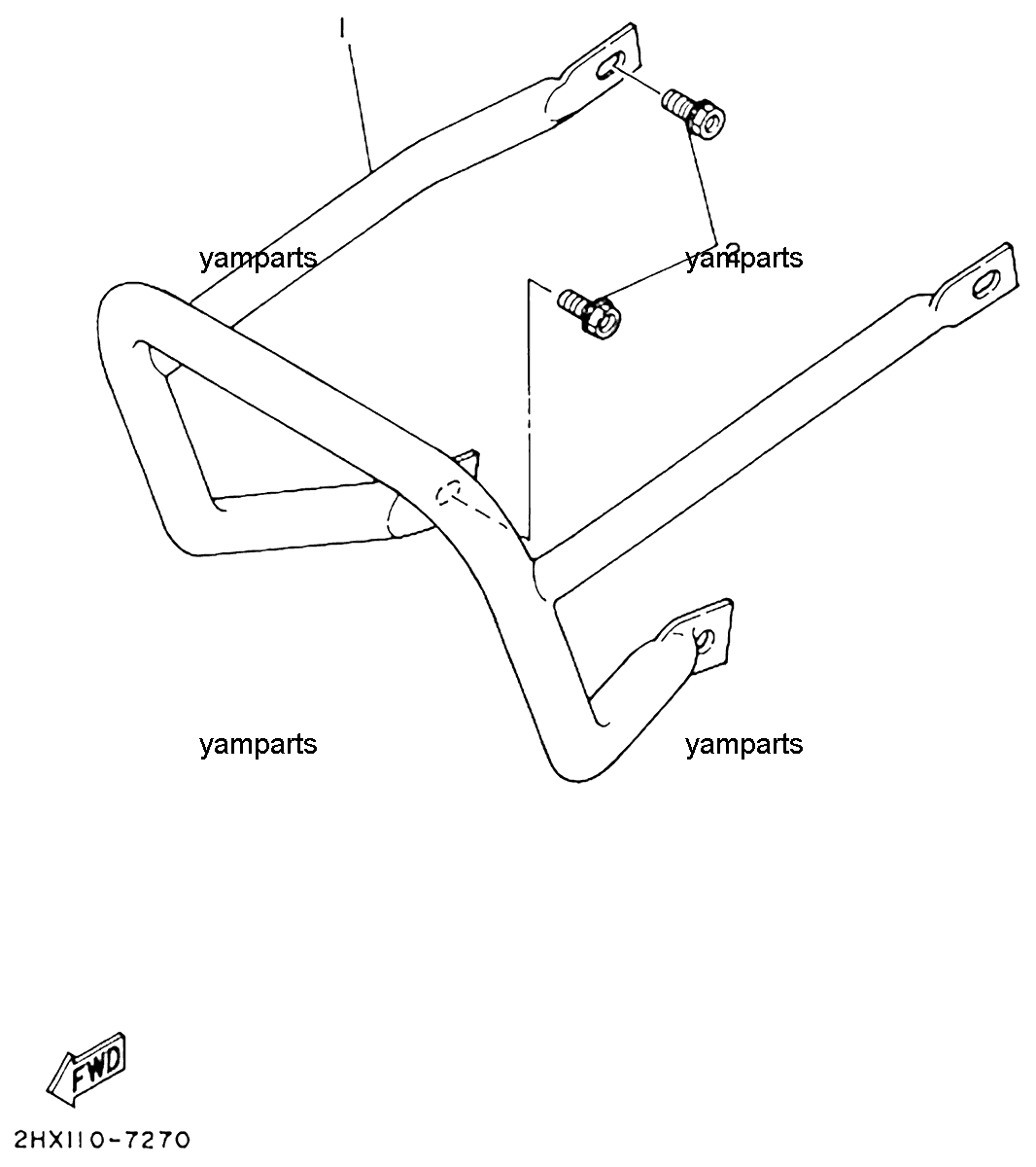 Бампер (для США, Океании, Японии)