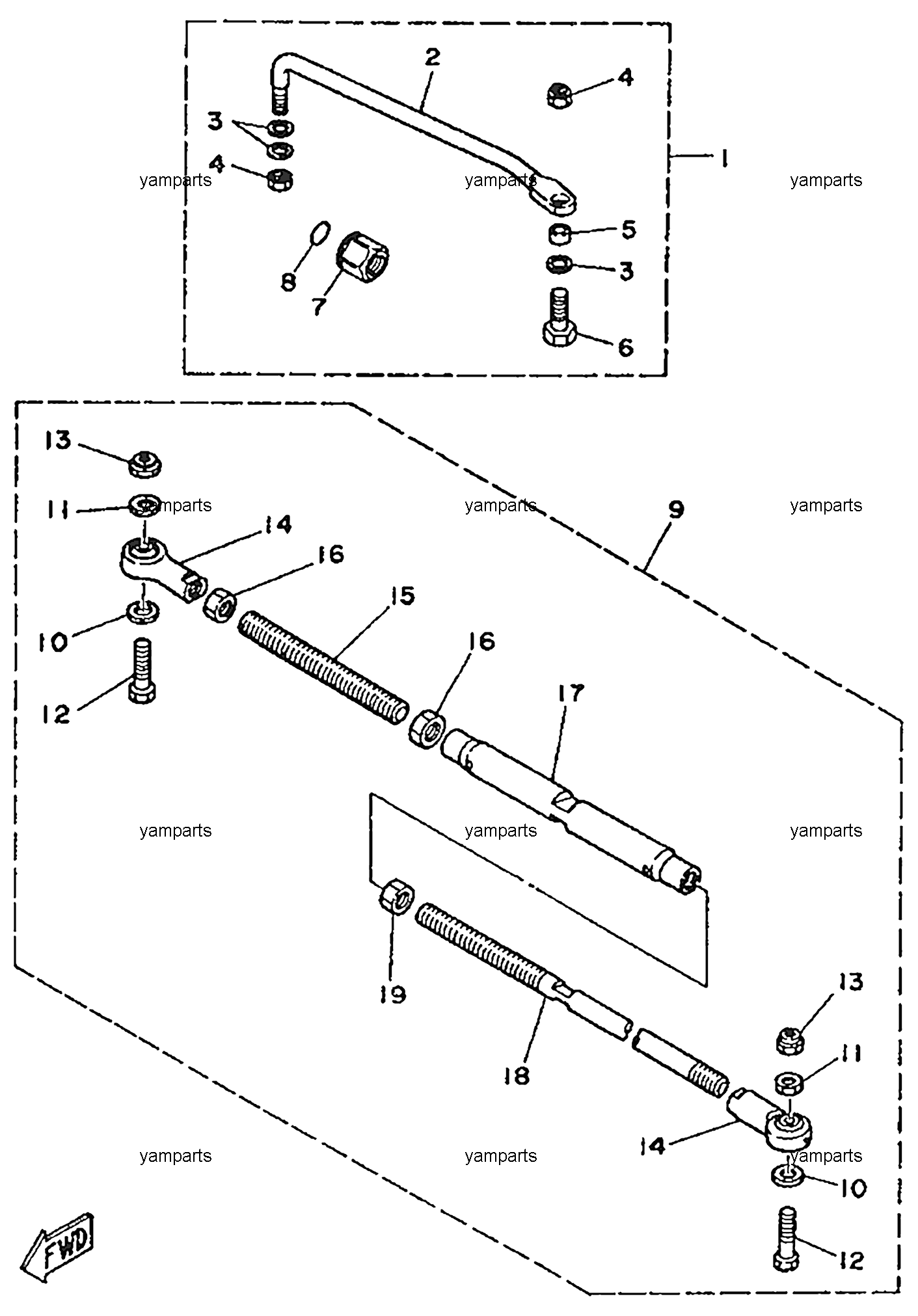 Тяга рулевая