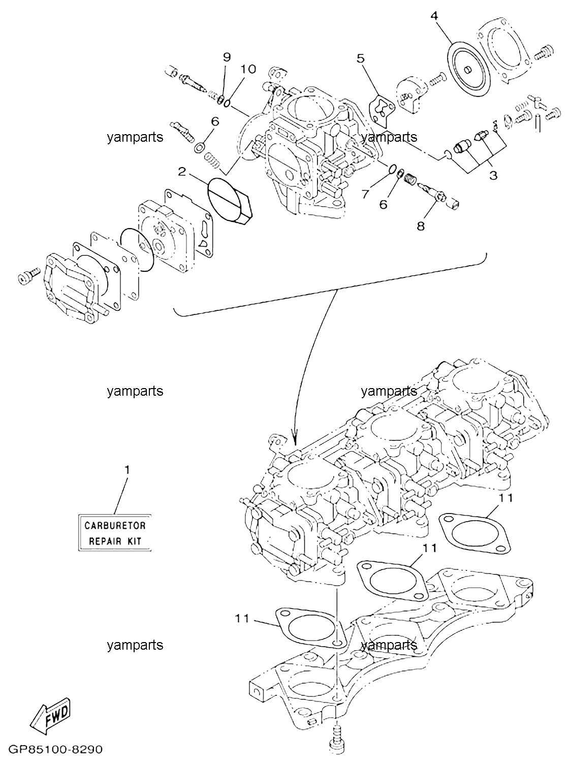 Комплект ремонтный (карбюраторов)