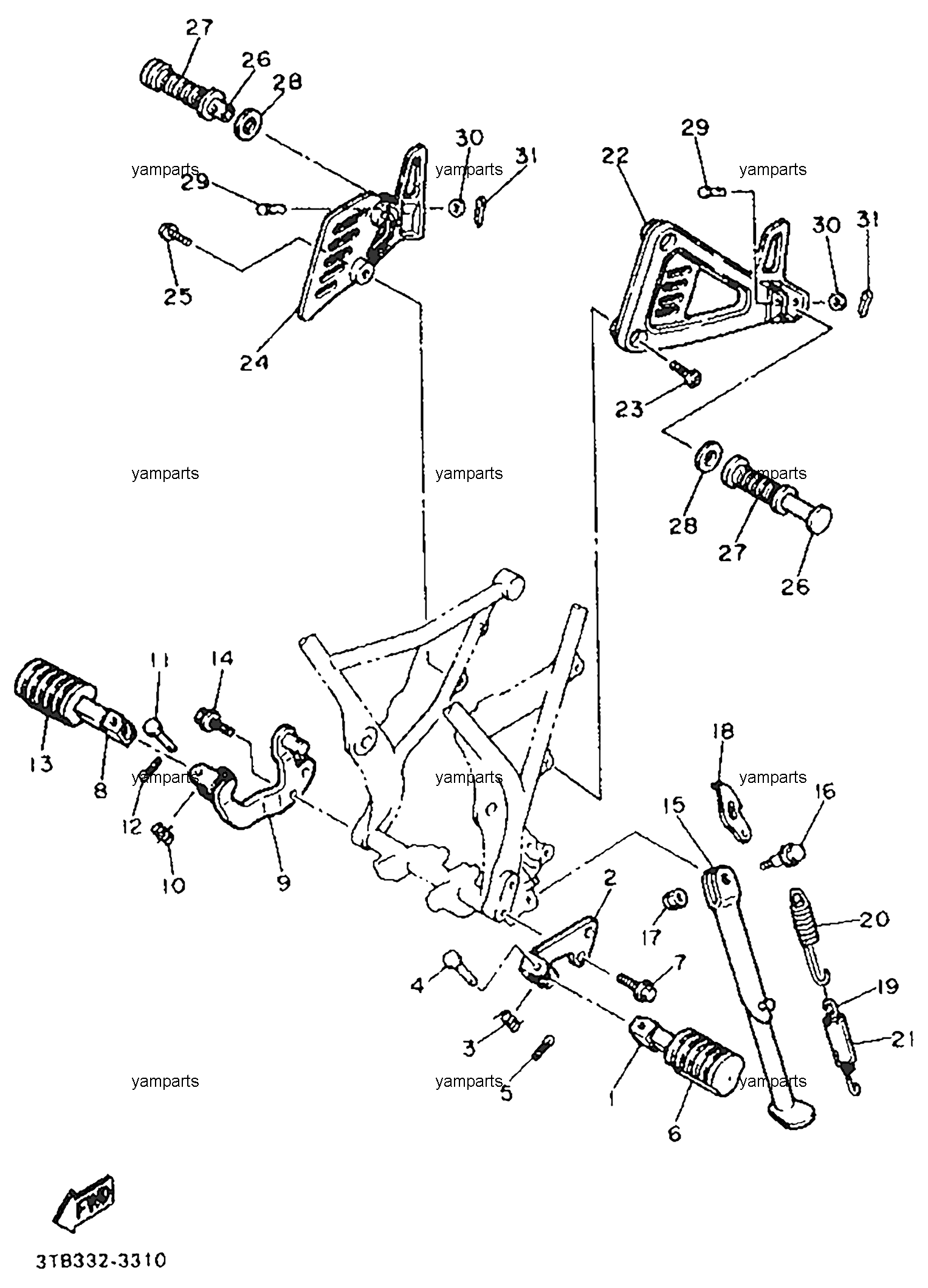 Подножки, подставка