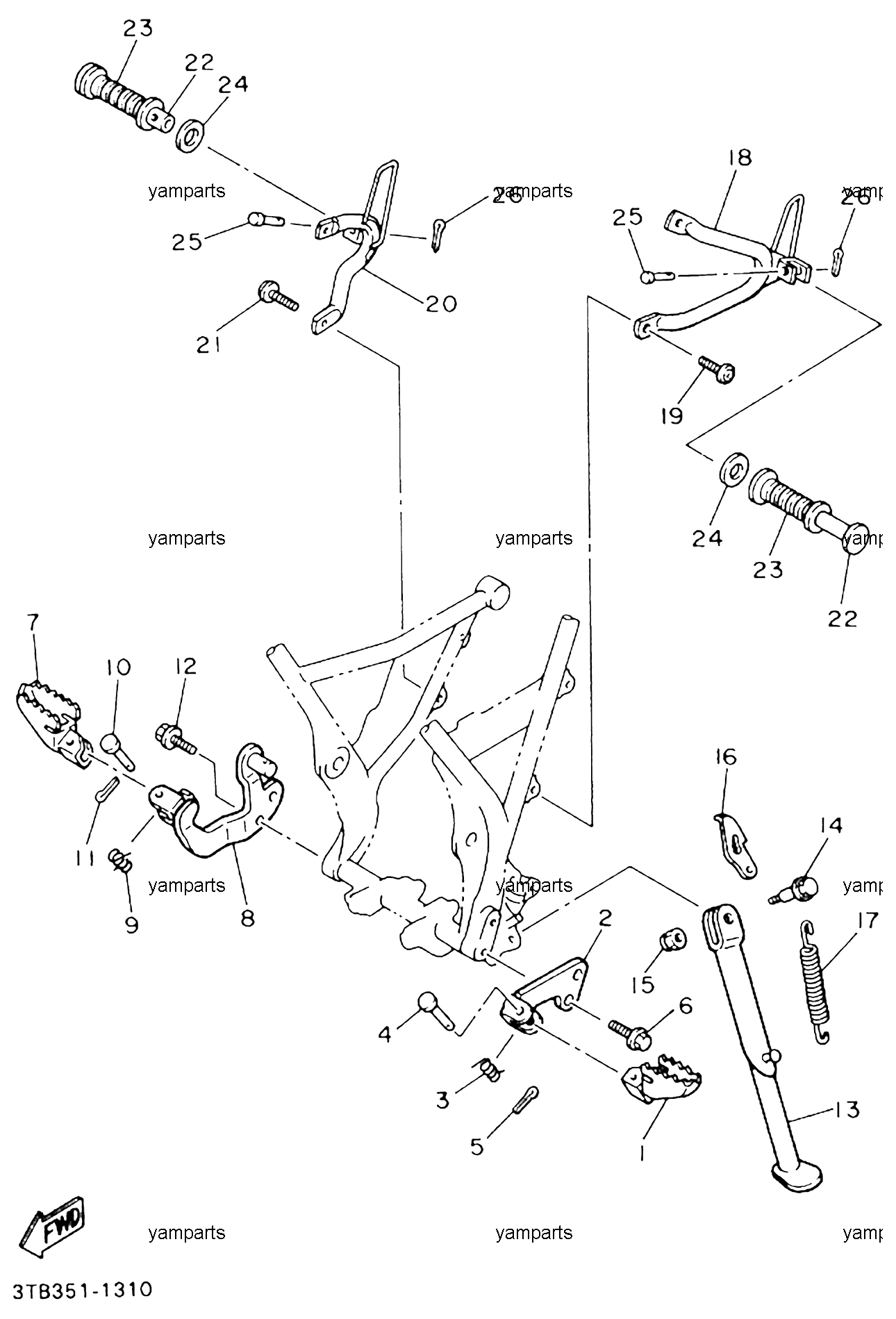 Подножки, подставка