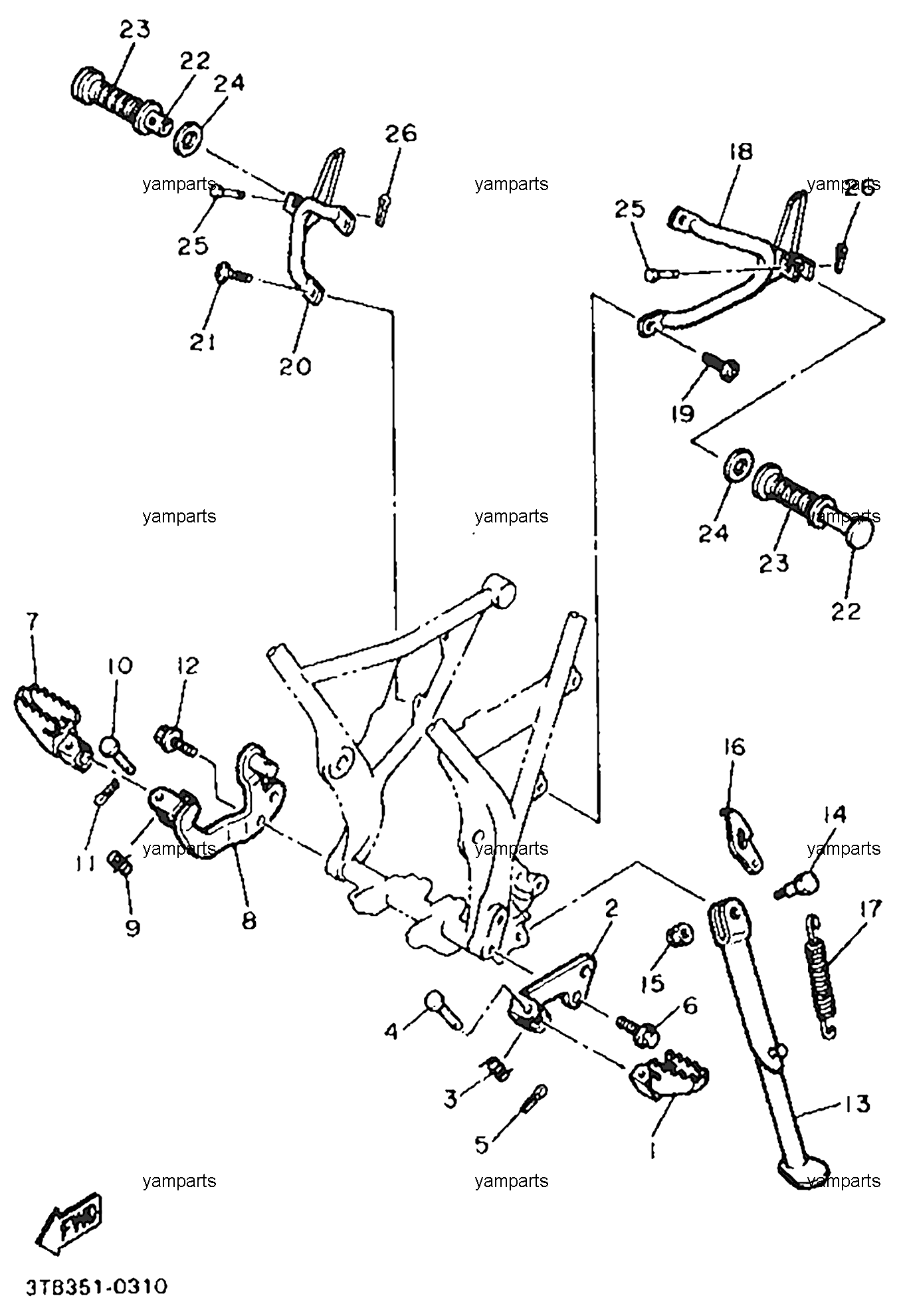 Подножки, подставка