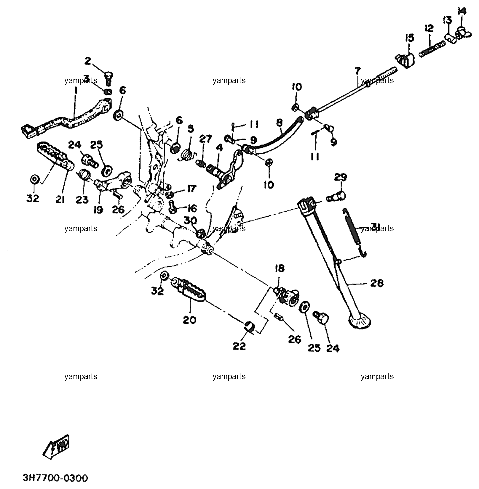 Подножки, подставка