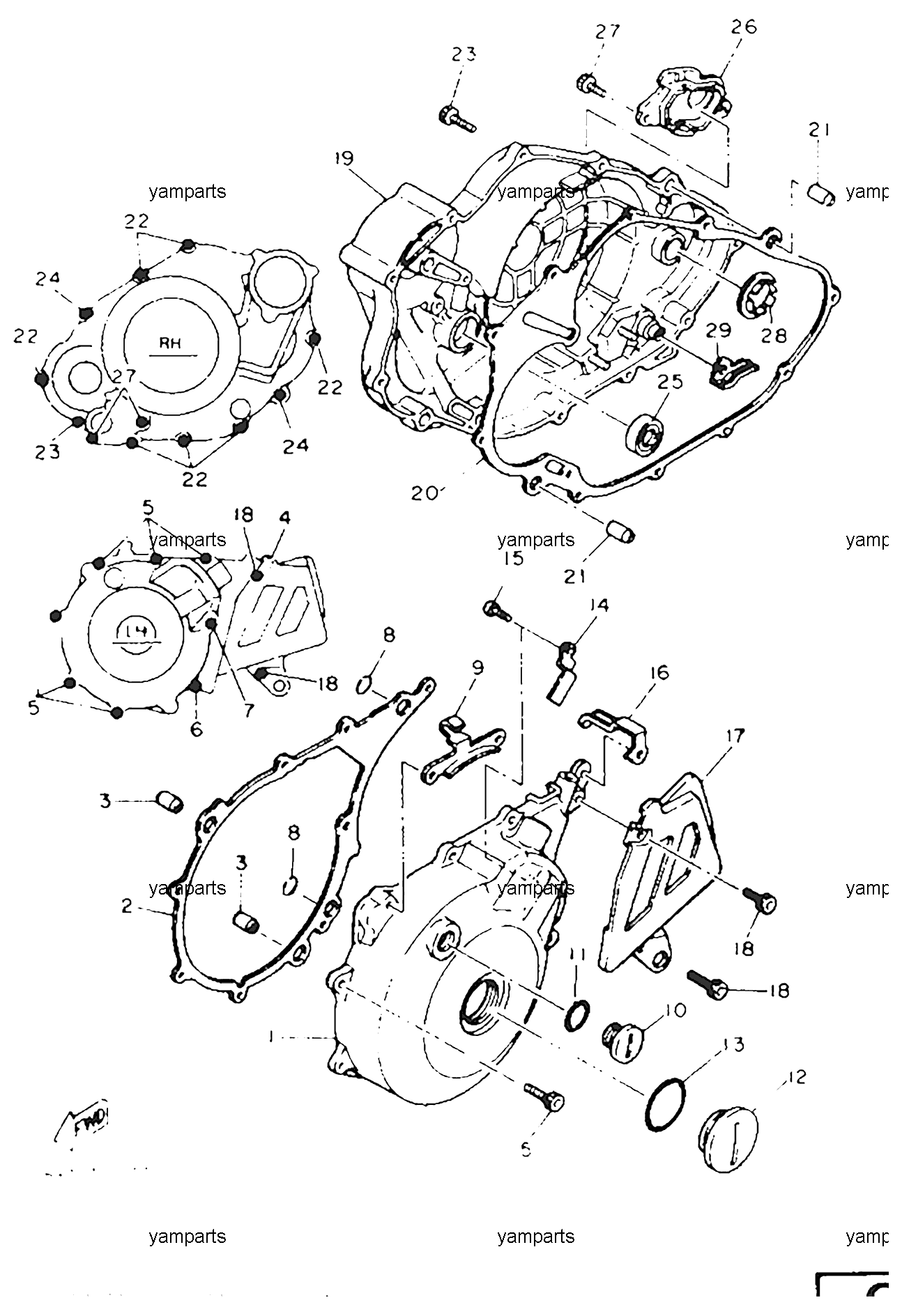 Крышки картера