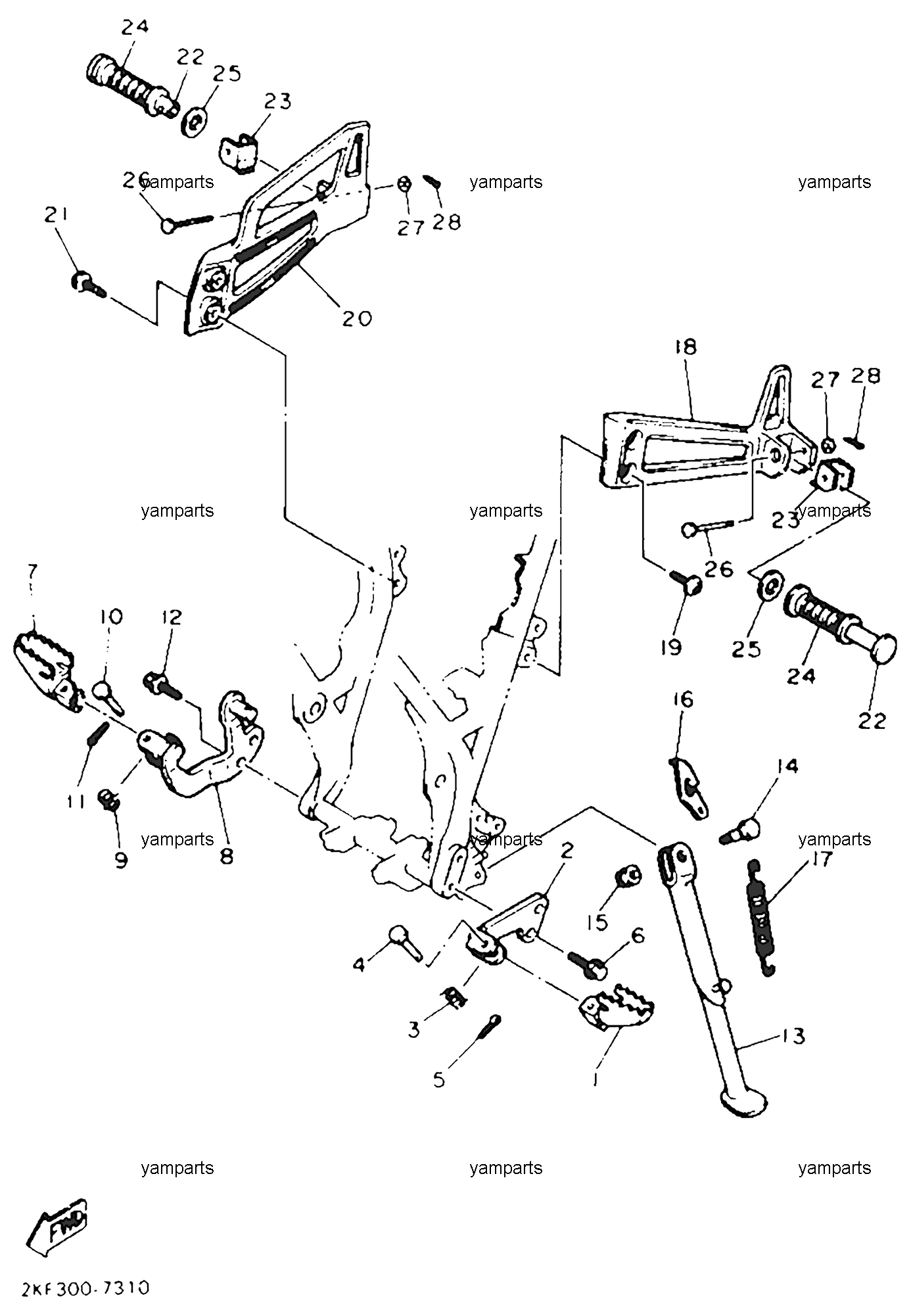 Подножки, подставка