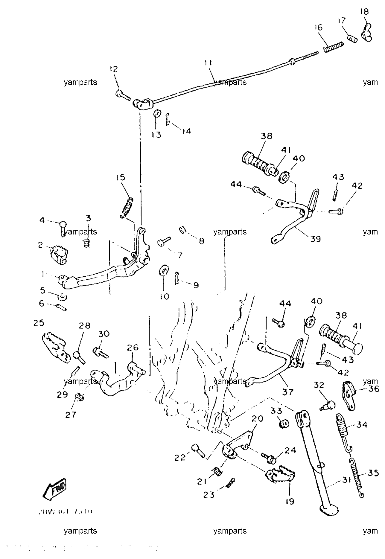 Подножки, подставка