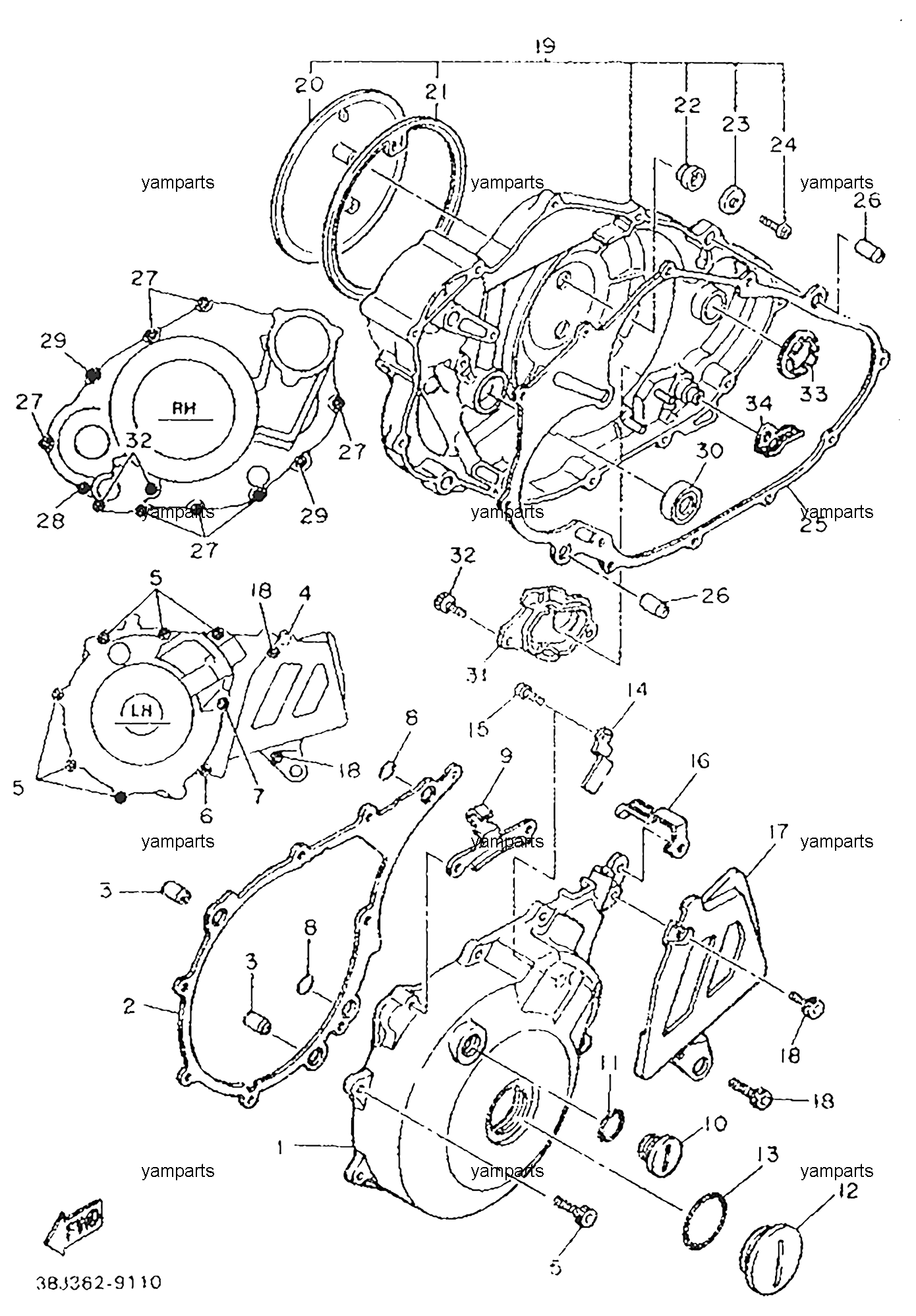 Крышки картера