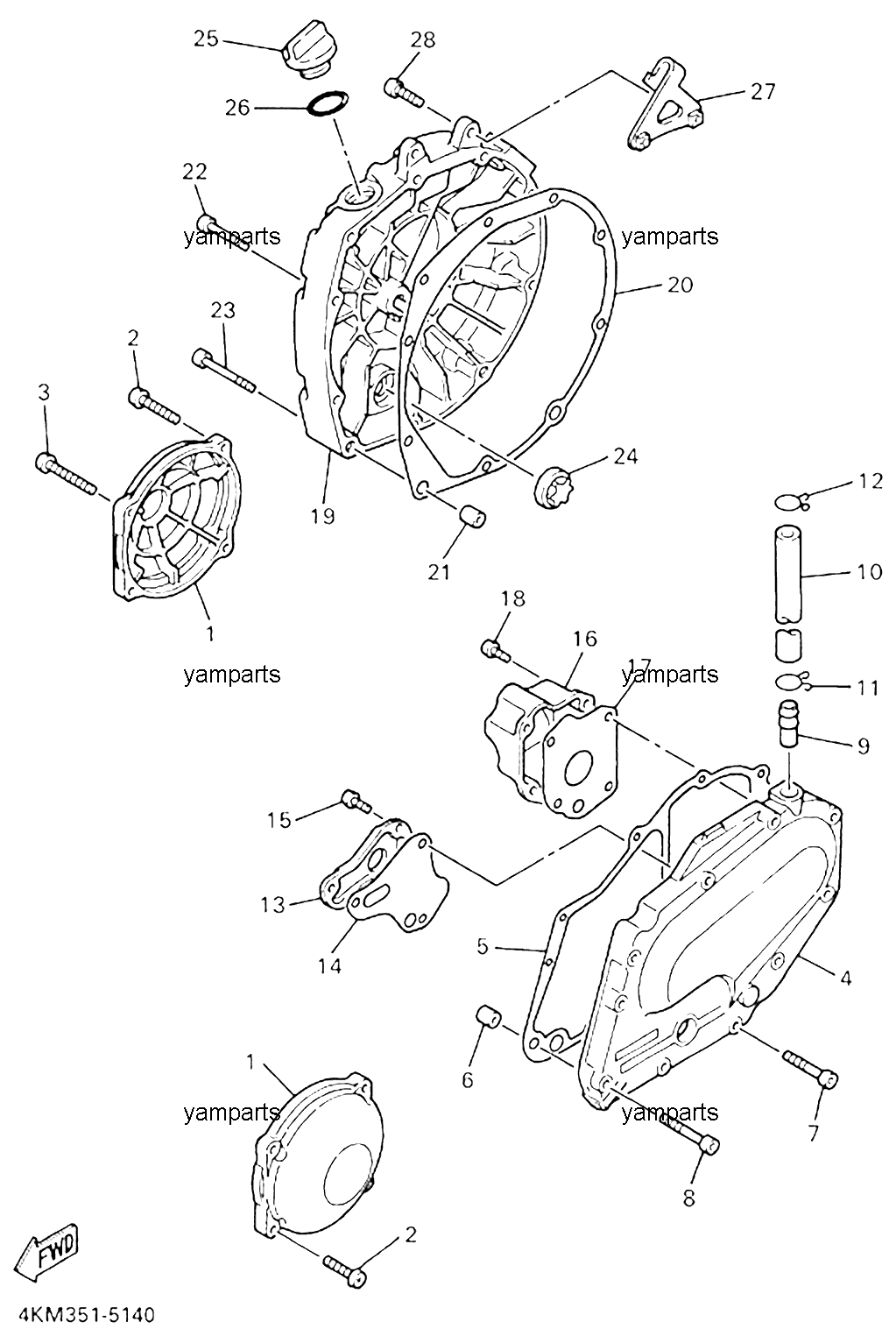 Крышки картера