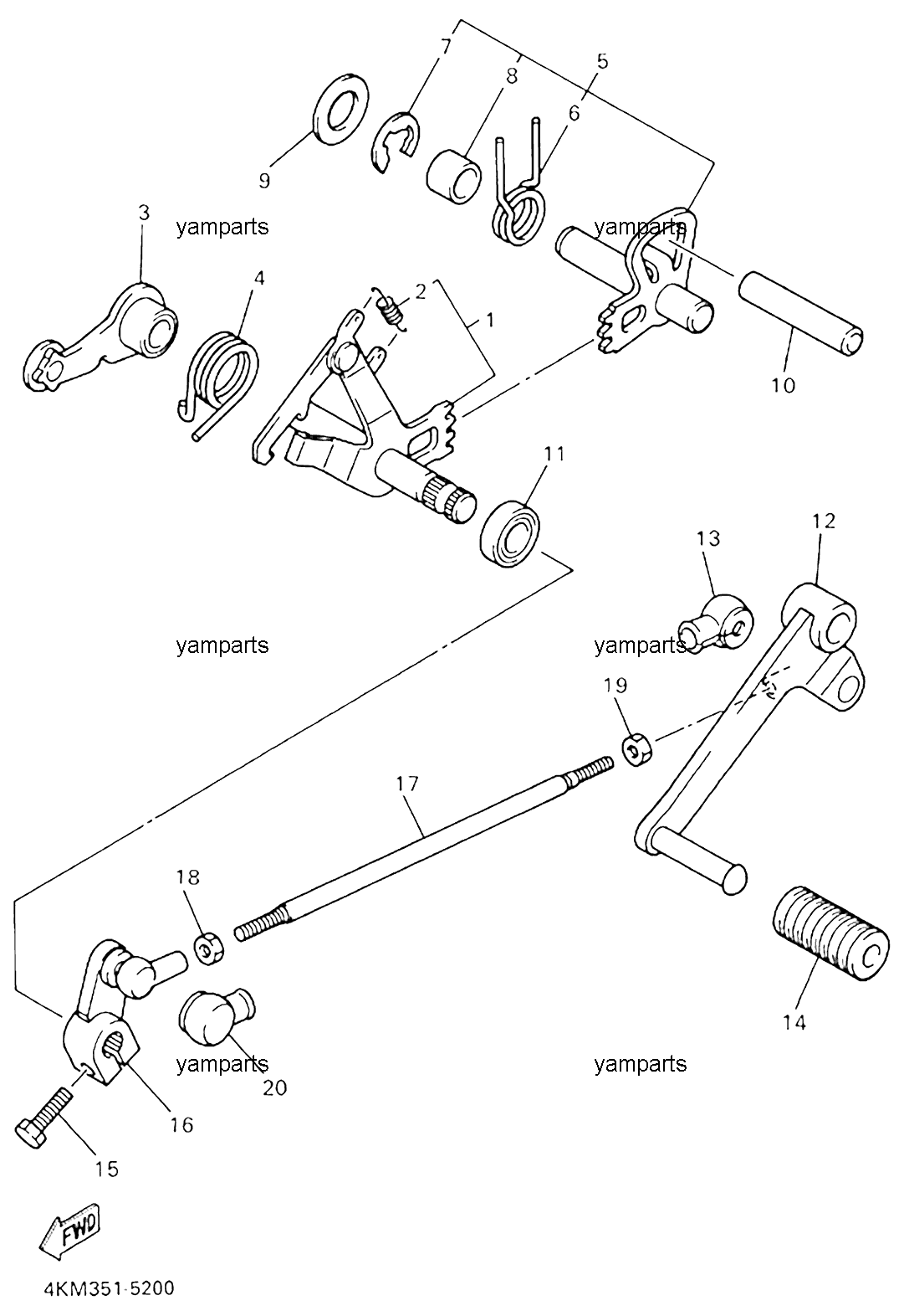 Механизм переключения передач