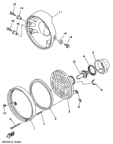 Фара (4GY3, 4GY5, 4WA1)