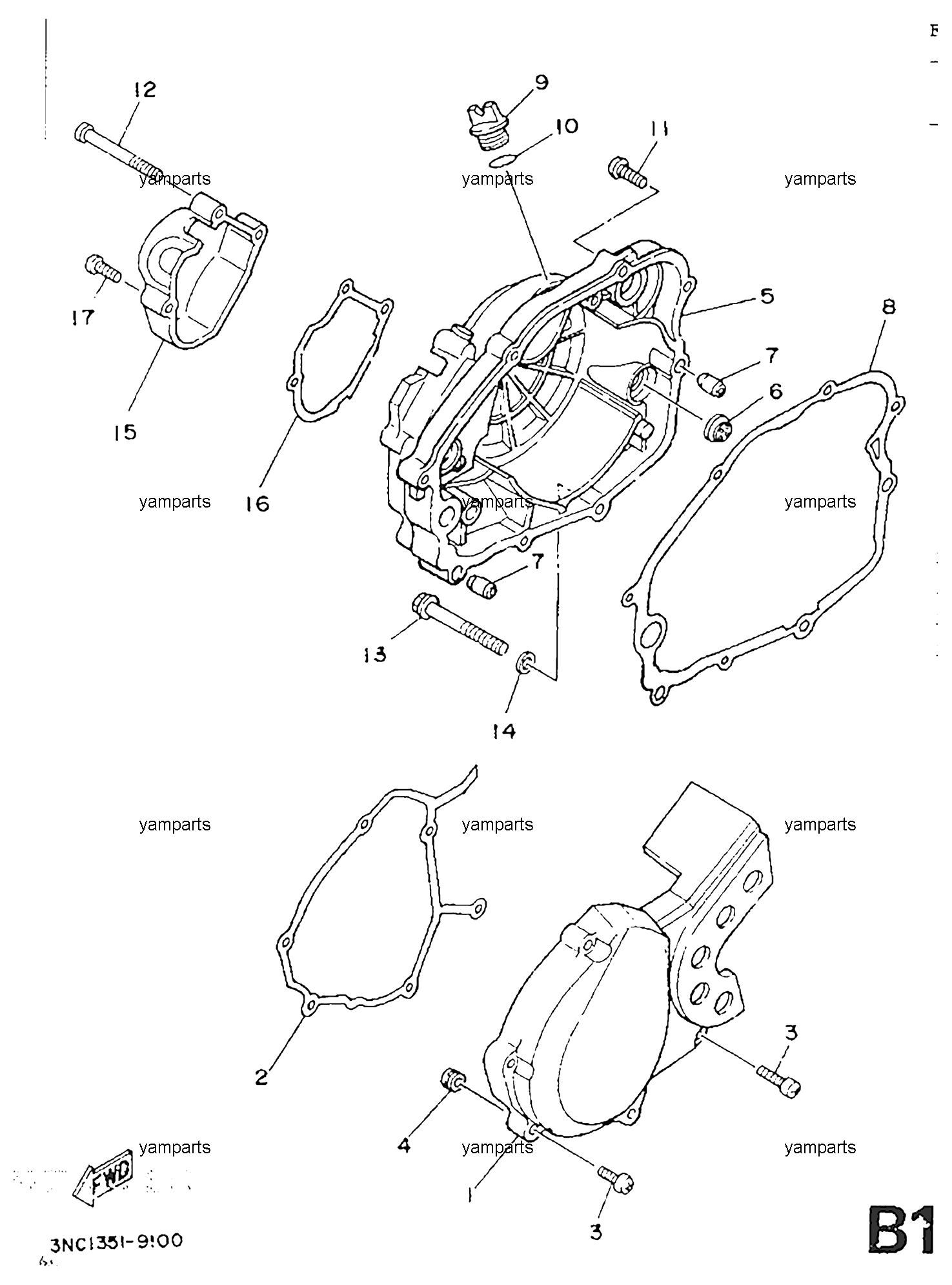 Крышки картера