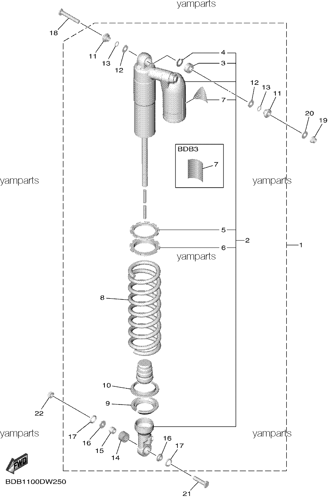 Амортизатор с пружиной