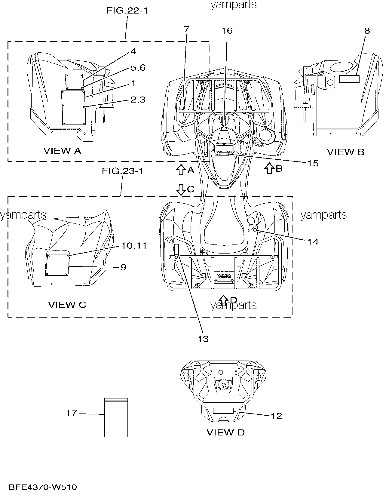 Наклейки предупреждения