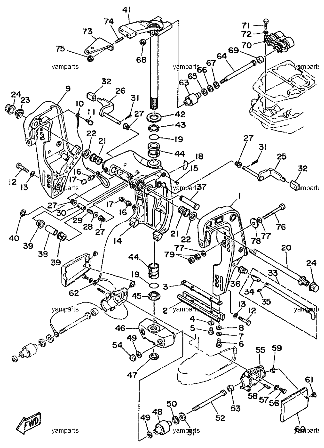 Подвеска двигателя (75AE/85AE)