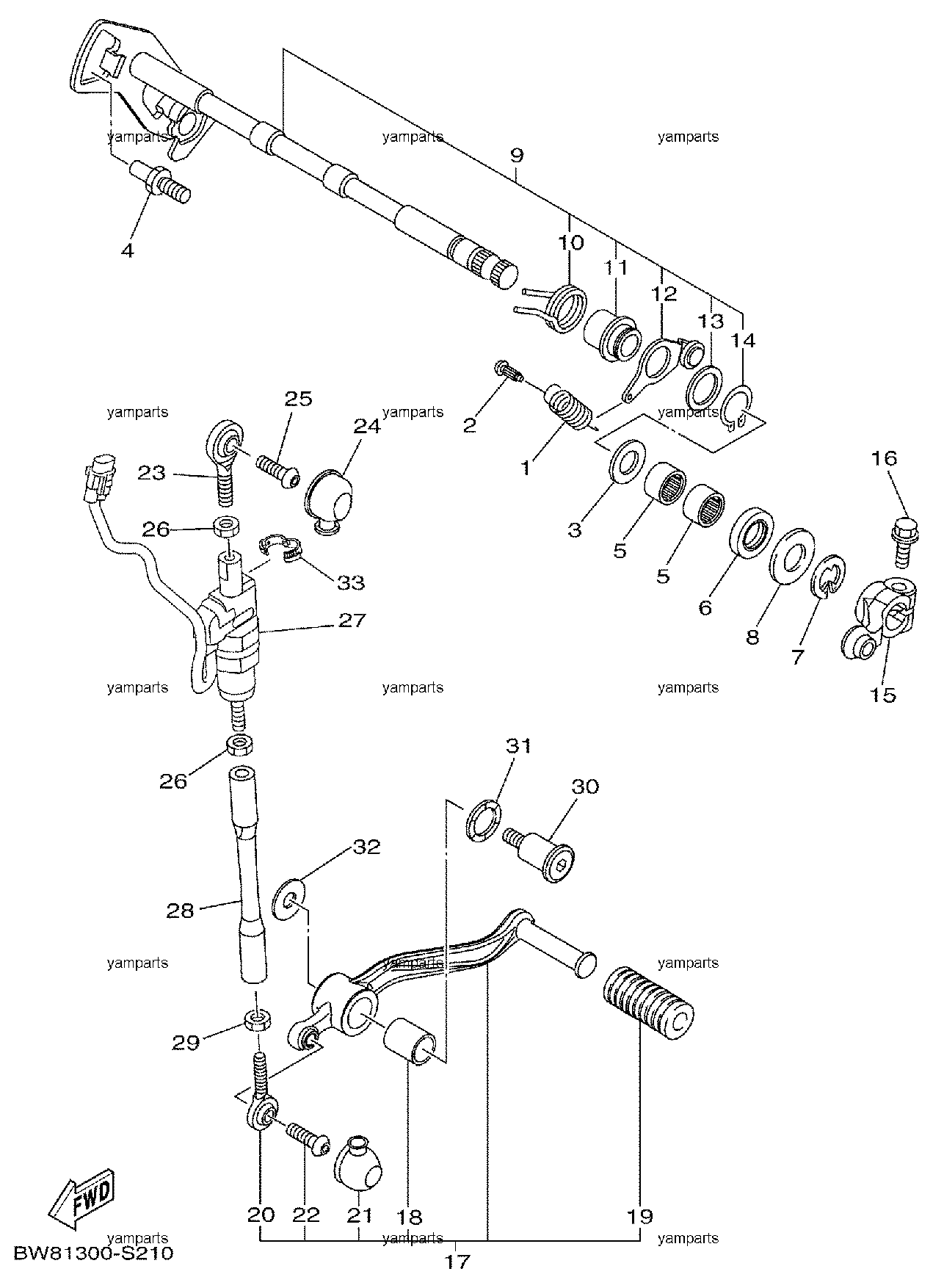 Механизм переключения передач