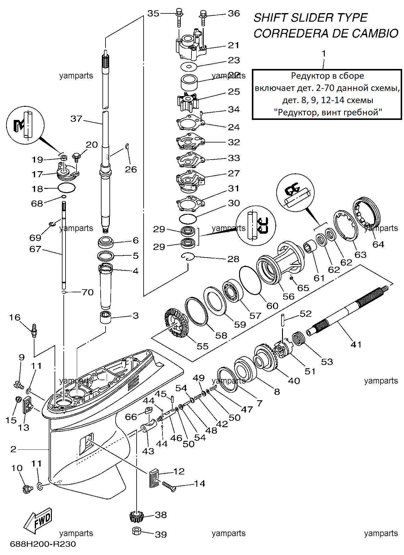 Редуктор (вариант 2) ET, EHD
