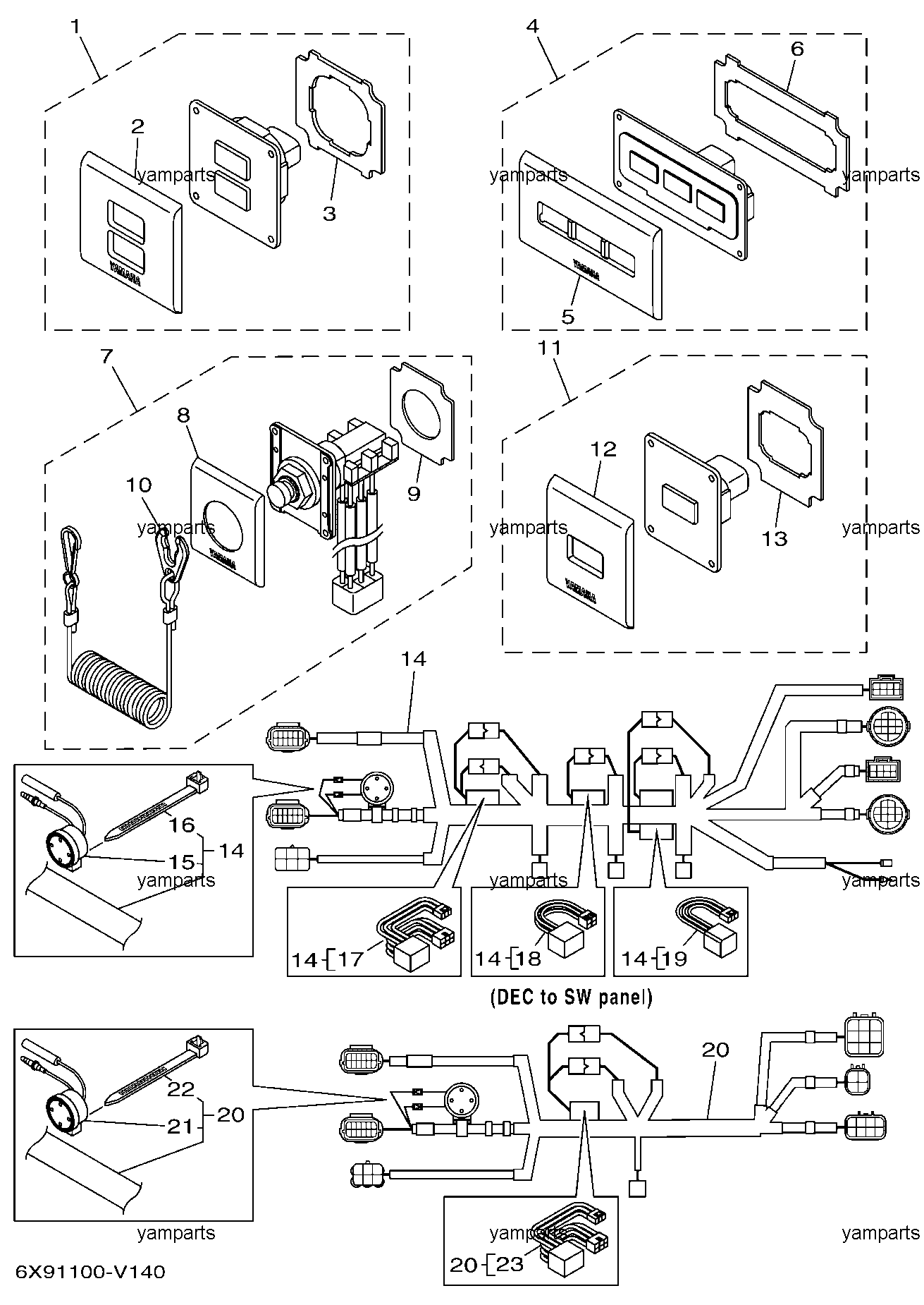 SWITCH & PANEL 3 (EKS, TRIPLE)