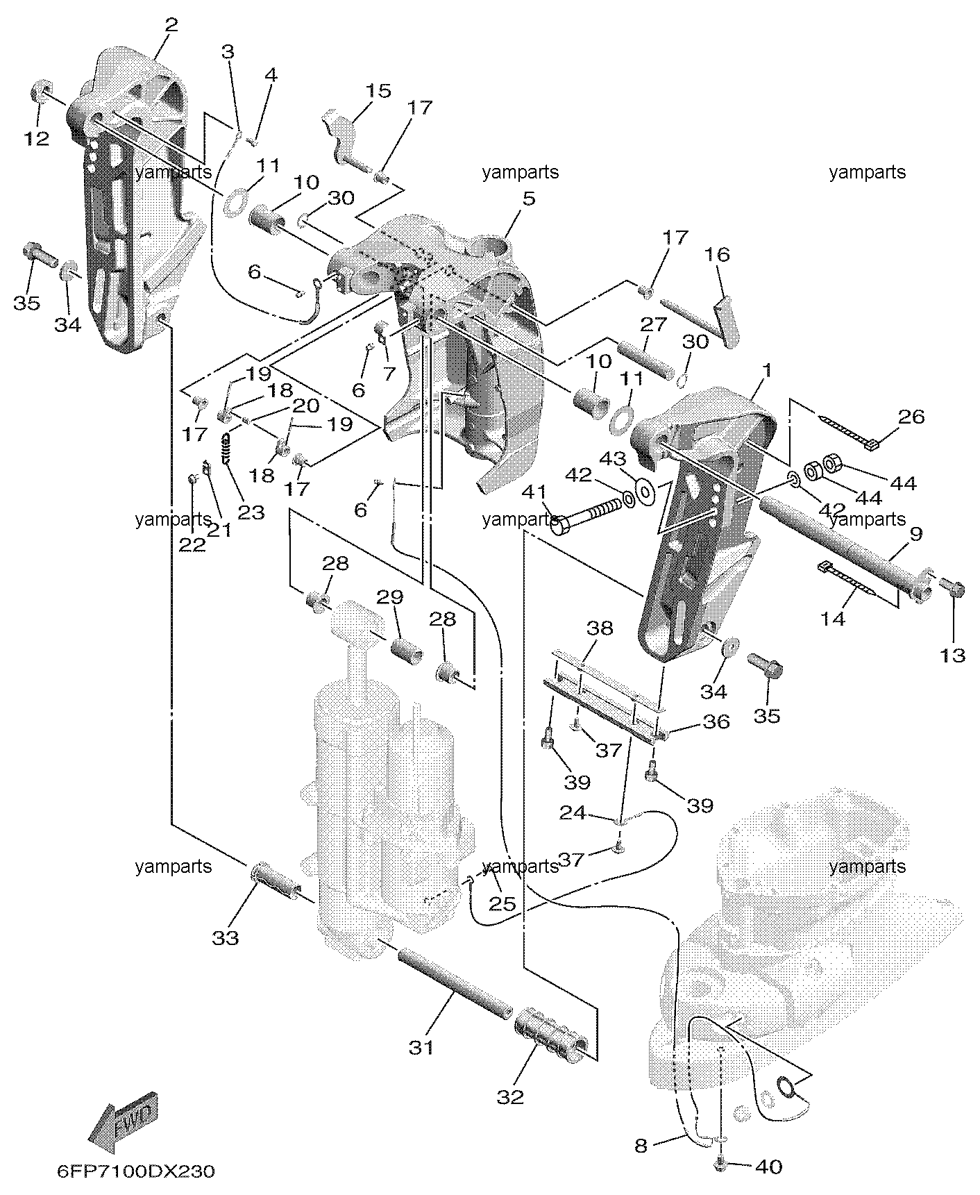 Подвеска двигателя